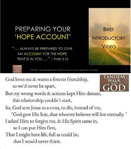 Individual Believers slide and poem